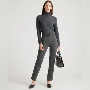 Quince Ultra-Stretch Ponte 4-Pocket Straight Leg Pants